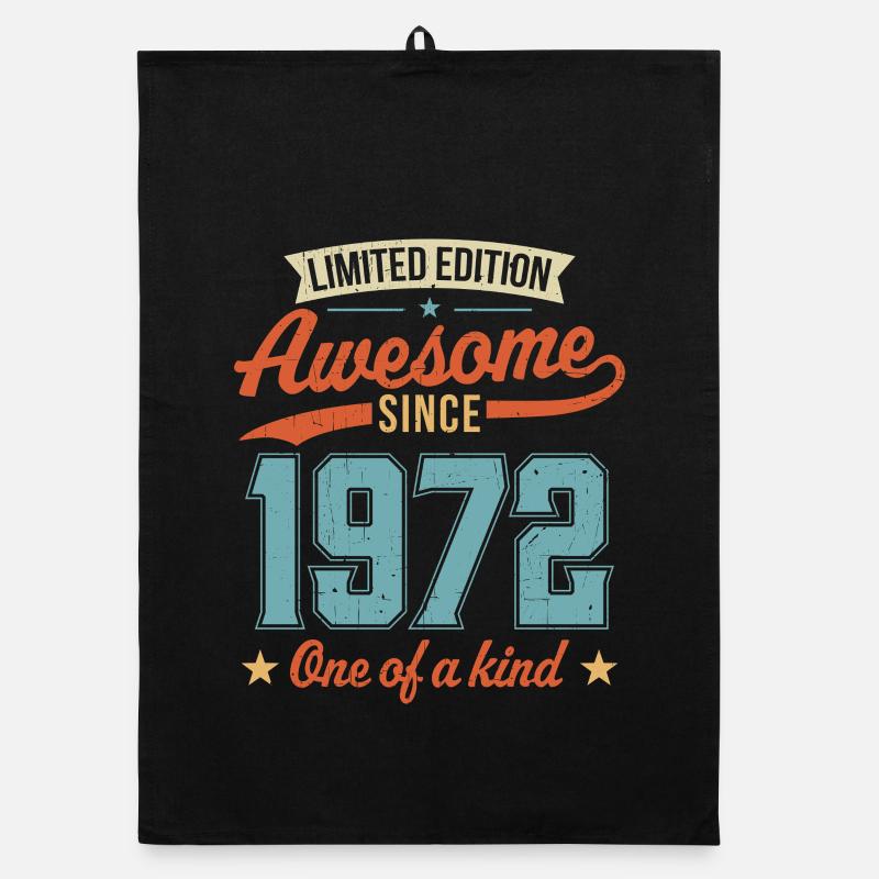 Awesome Since 1972 Organic dish towel