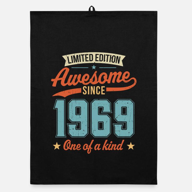 Awesome Since 1969 Organic dish towel