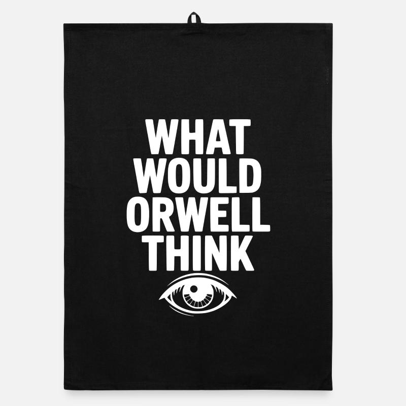 What Would Orwell Think Organic dish towel