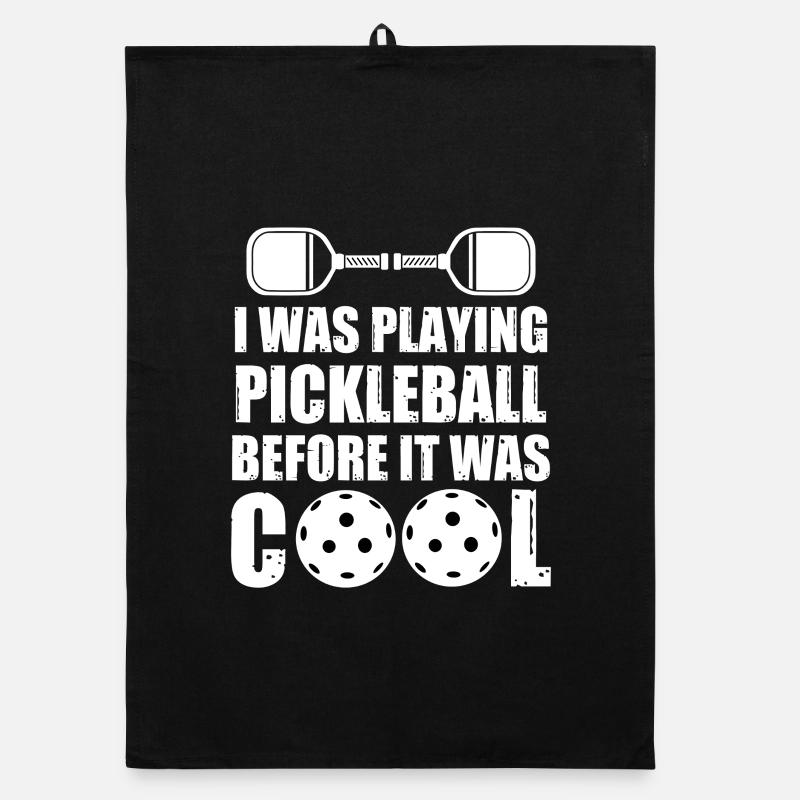 Jouer au pickleball avant que ce ne soit cool Torchon bio