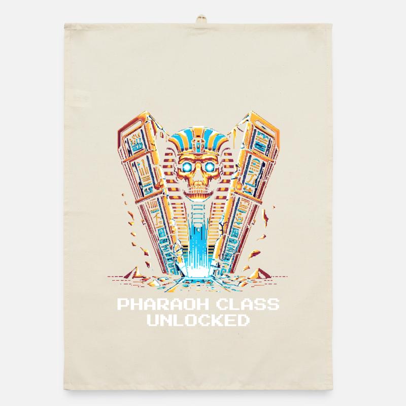 Pharaoh Class Unlocked | Egypt, RPG Organic dish towel