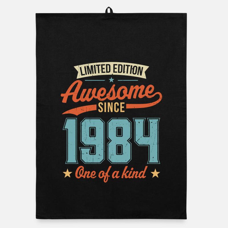Awesome Since 1984 Organic dish towel