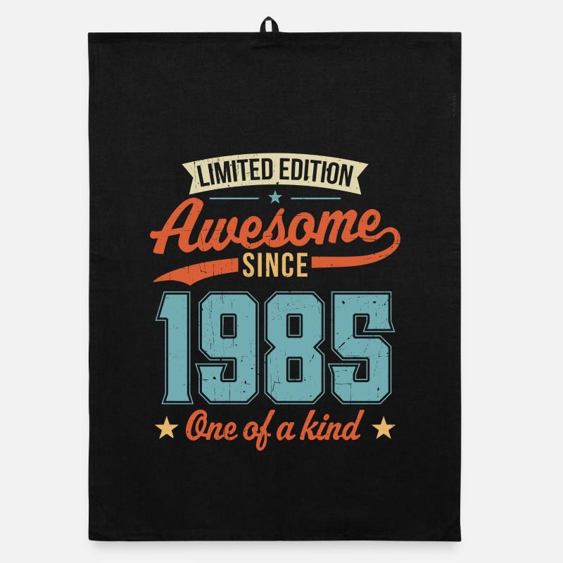 Awesome Since 1985 Organic dish towel