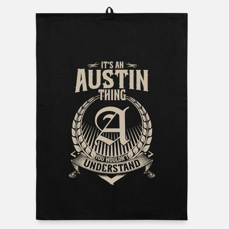 Austin Thing Emblem Organic dish towel