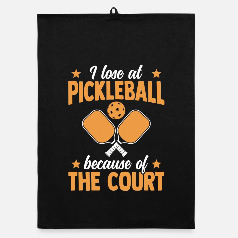 Pickleball Paddleball Organic Geschirrtuch