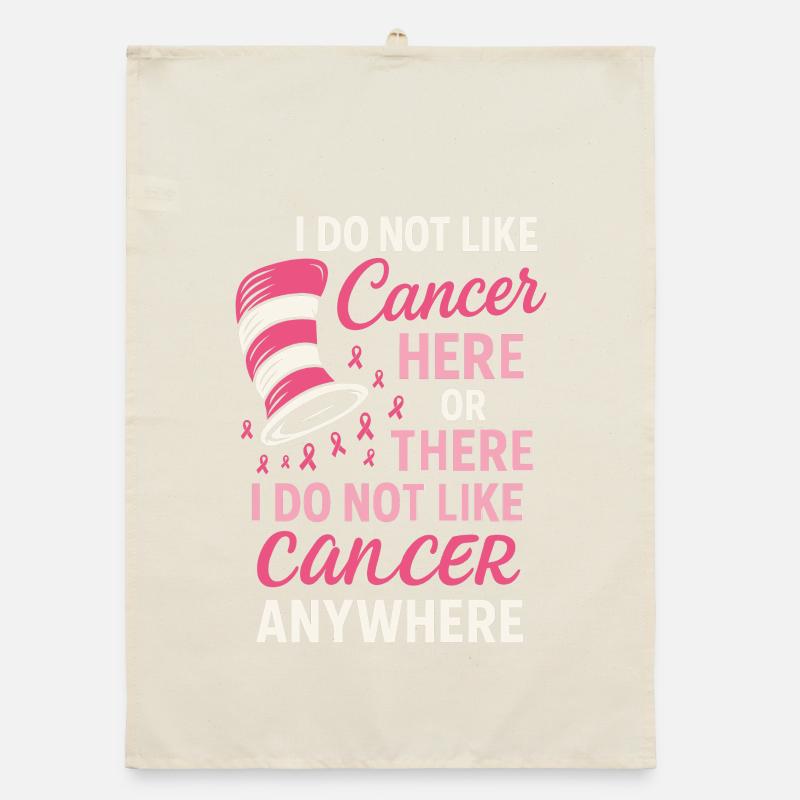 Ich Mag Krebs Nicht Hier Oder Dort Organic Geschirrtuch