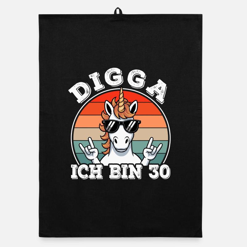 30th Birthday 30s 30th Digga I'm 30 Years Old Organic dish towel