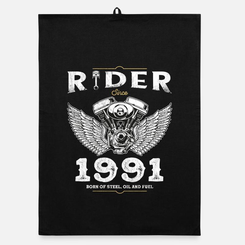 Fahrer seit 1991 - 34 Jahre Open Roads & Organic Geschirrtuch