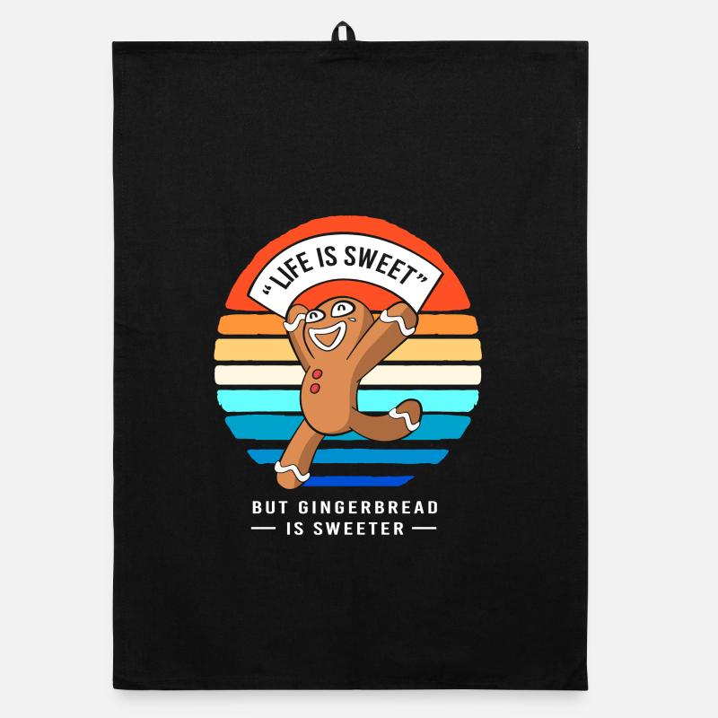 Gingerbread Christmas Gingerbread Man Gingerbread Organic dish towel