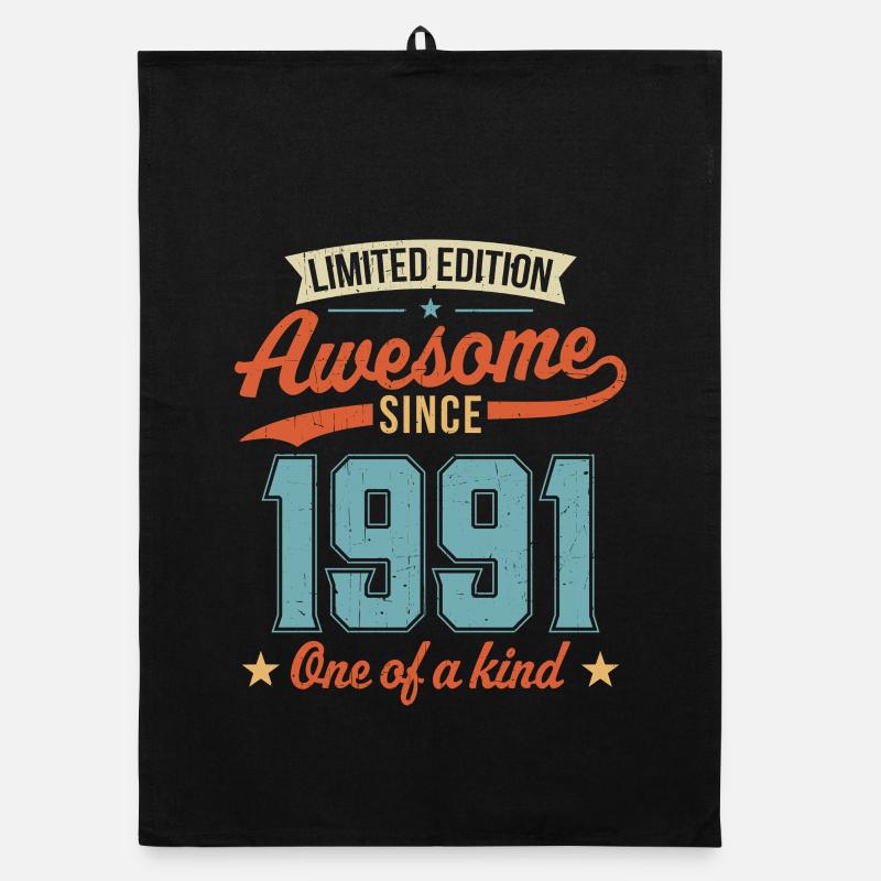 Awesome Since 1991 Organic dish towel