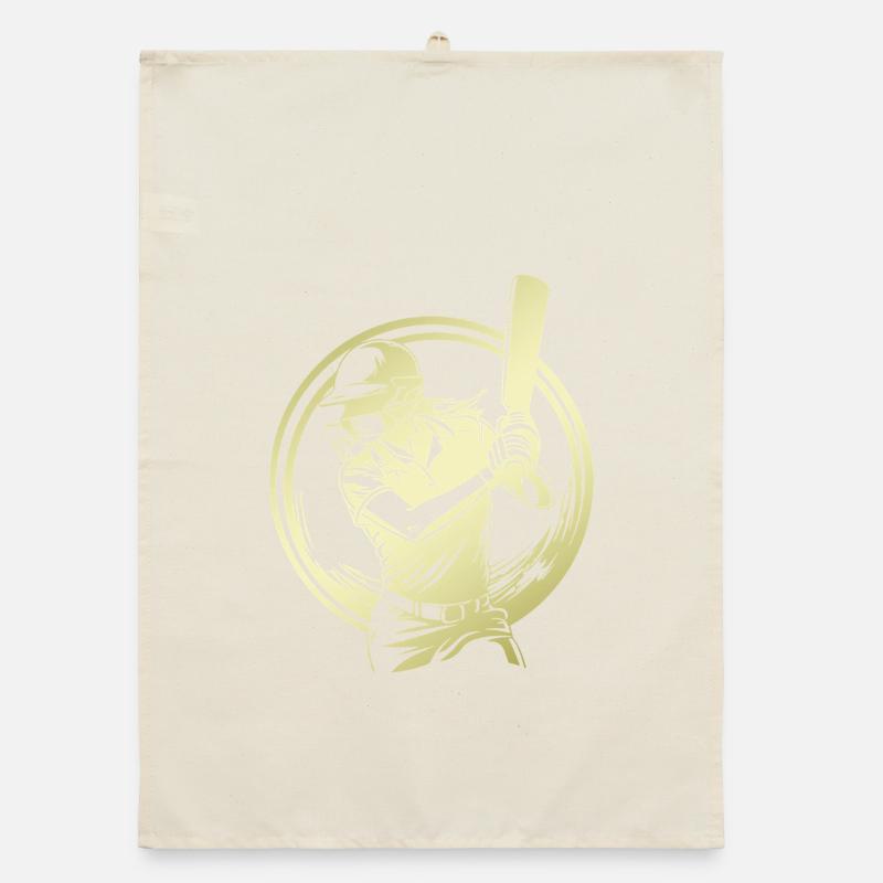 Cricket Silhouette Organic Geschirrtuch