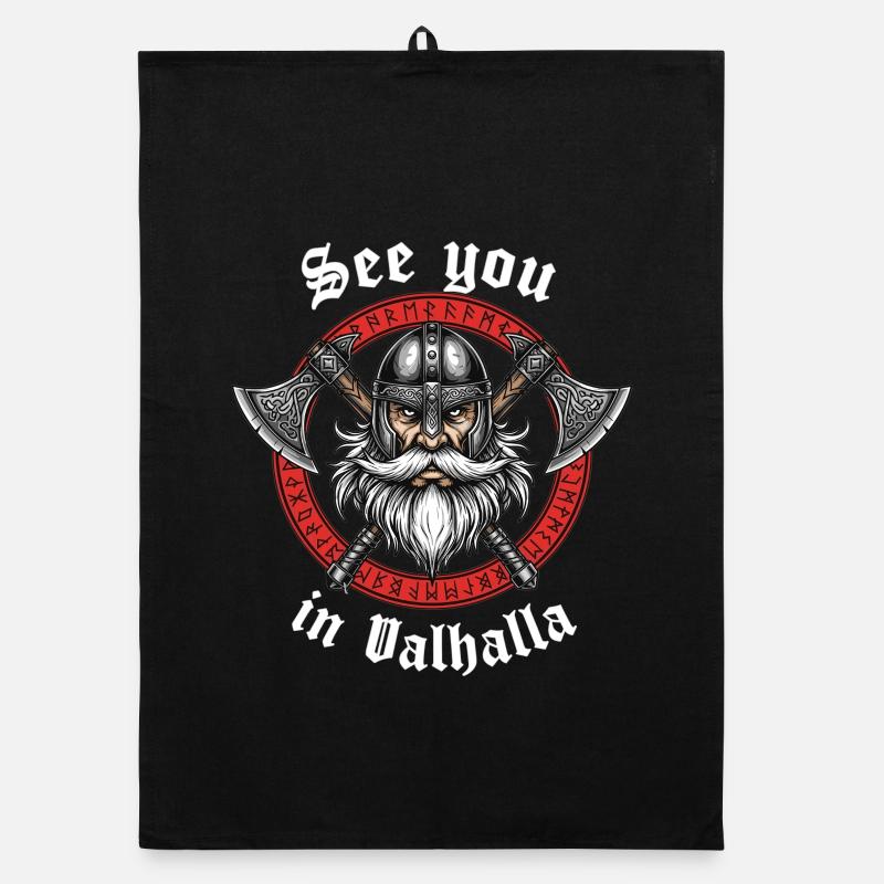 Guerrier viking du Valhalla Torchon bio