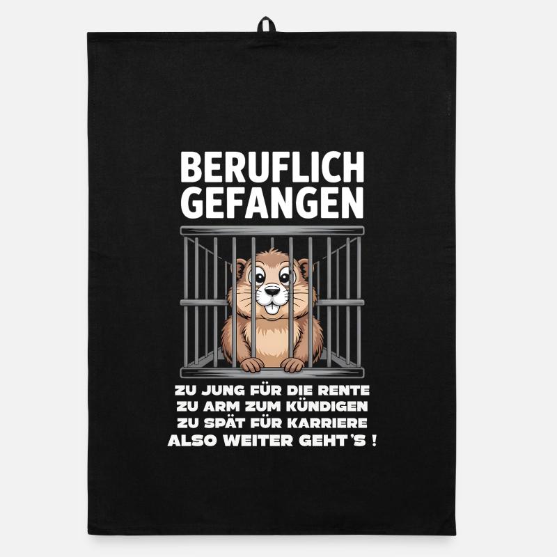Office & Job Colleagues Workers Fun Work Organic dish towel