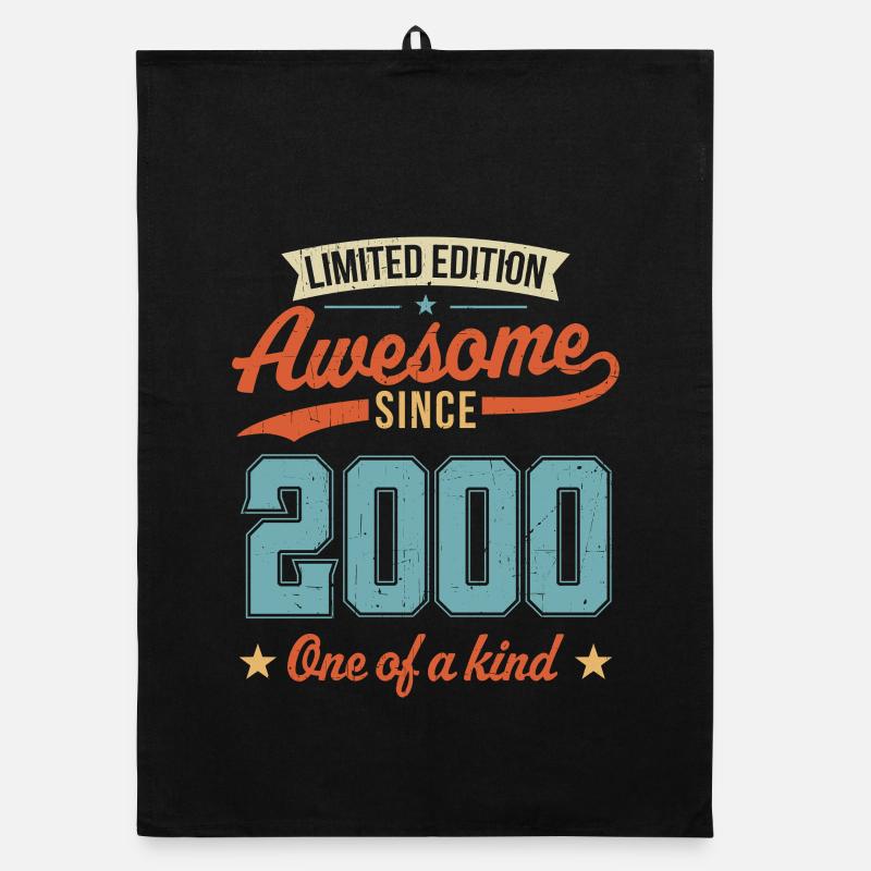 Awesome Since 2000 Organic dish towel