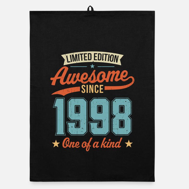 Awesome Since 1998 Organic dish towel