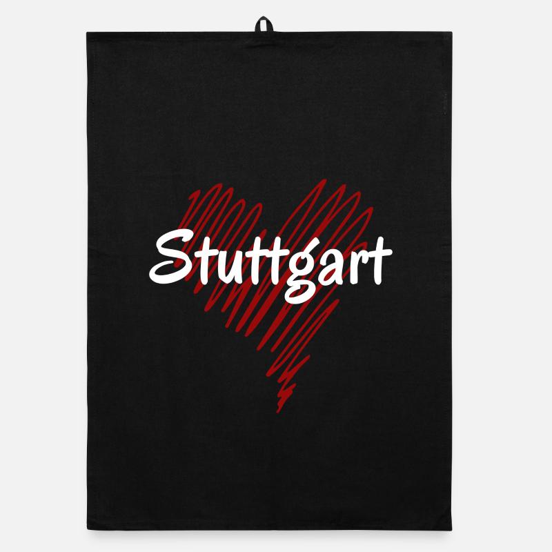 J’adore Stuttgart, Stuttgart, Allemagne Torchon bio