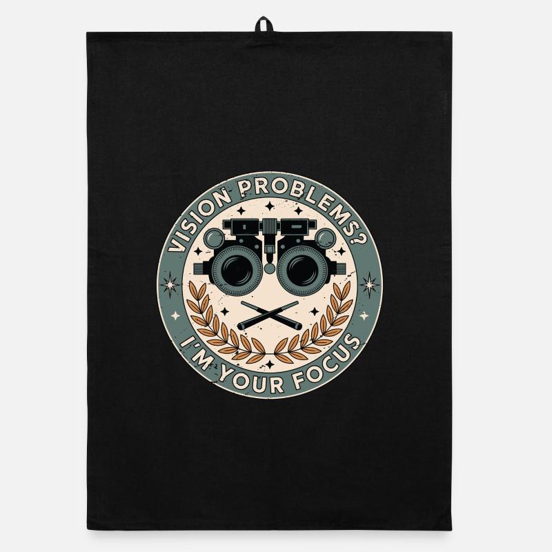 Optometrist Vision Problems I'm Ophthalmologist Organic Geschirrtuch