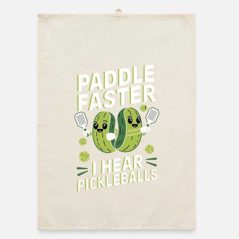 Pickleball Concombre Cornichon Cadeau Torchon bio