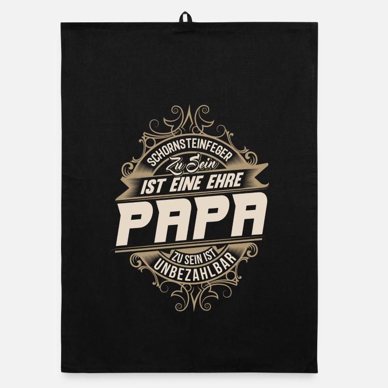 Chimney sweep dad Organic dish towel