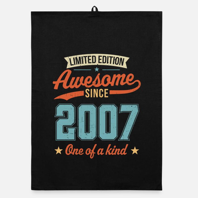 Awesome Since 2007 Organic dish towel