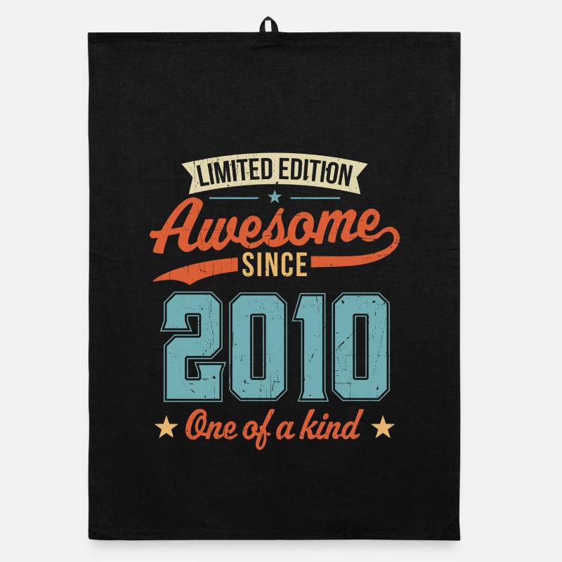 Awesome Since 2010 Organic dish towel