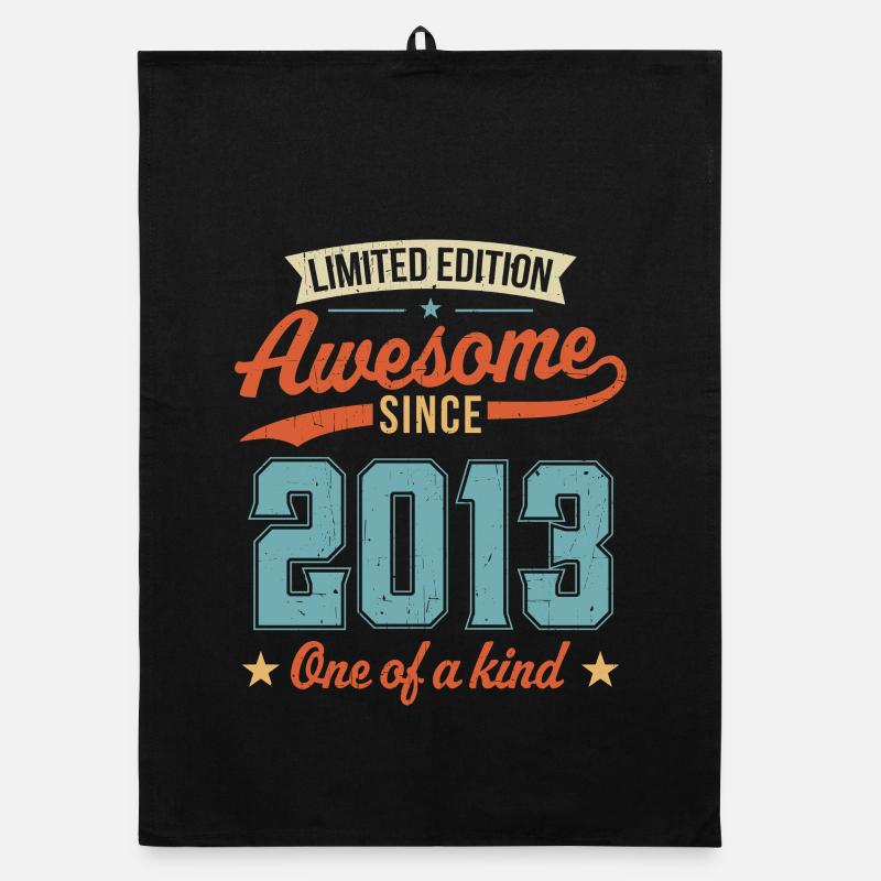 Awesome Since 2013 Organic dish towel