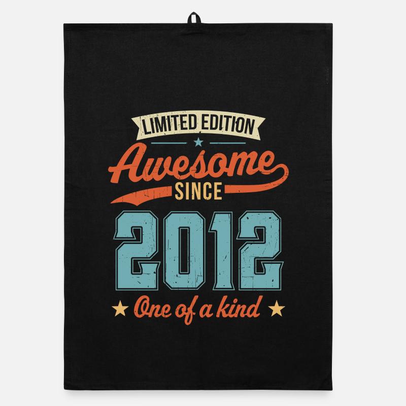 Awesome Since 2012 Organic dish towel