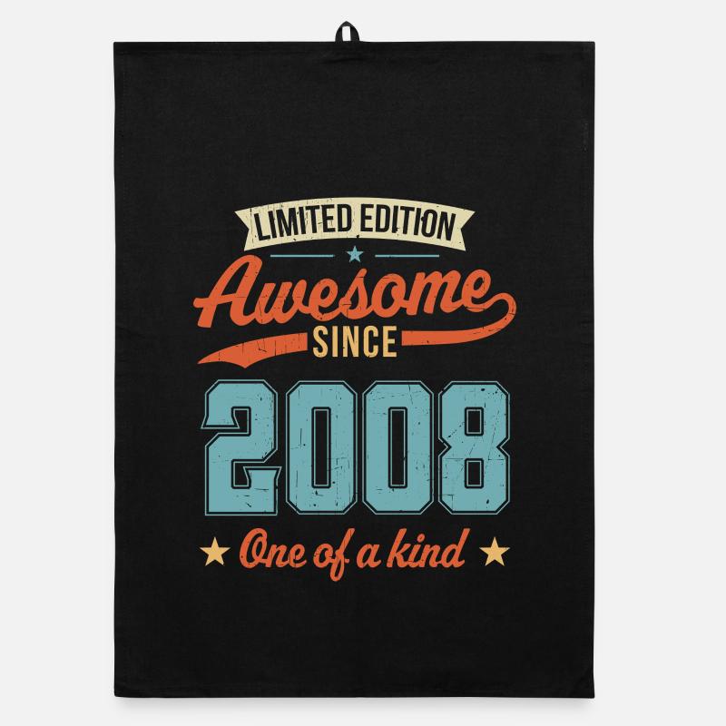Awesome Since 2008 Organic dish towel