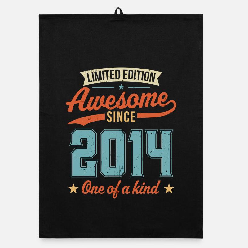 Awesome Since 2014 Organic dish towel