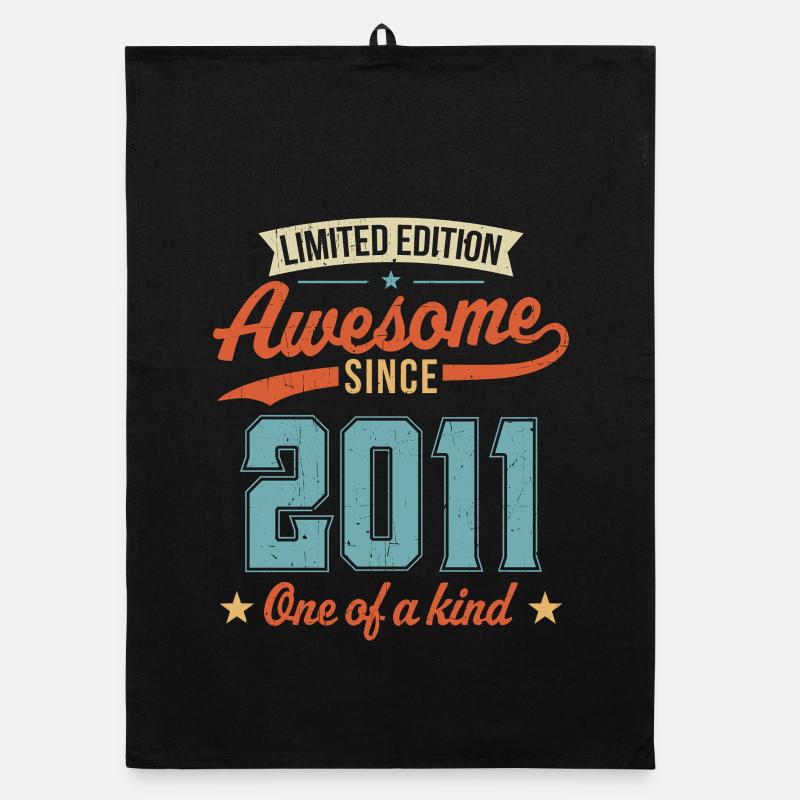 Awesome Since 2011 Organic dish towel