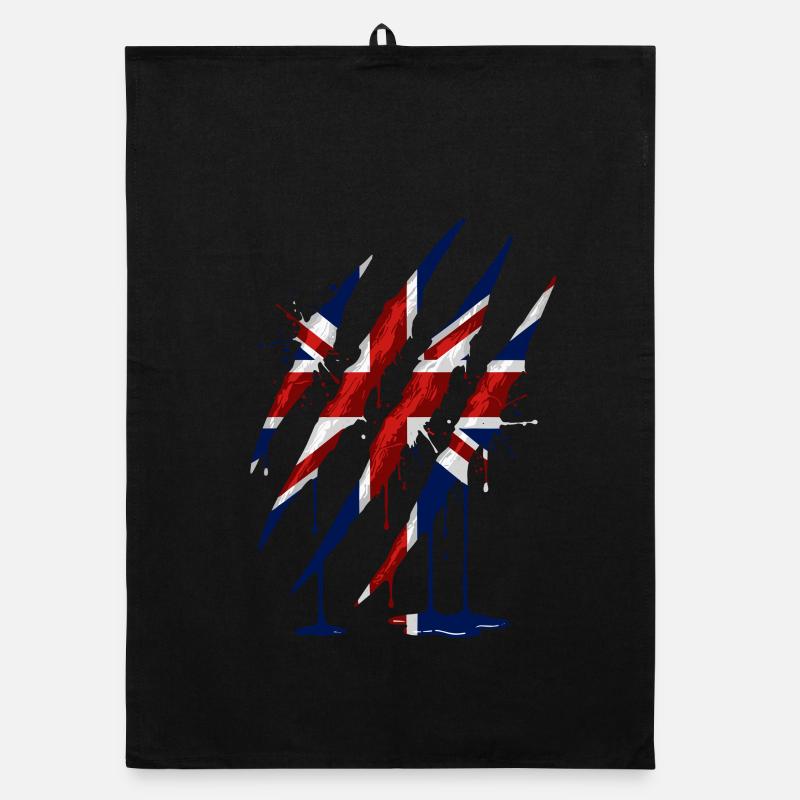 Union Jack Griffe Griffe Marque Torchon bio