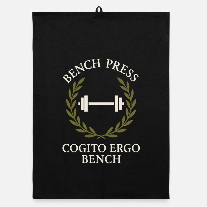 Funny Bench Press Meme Spot Me Bro Powerlifting Organic dish towel