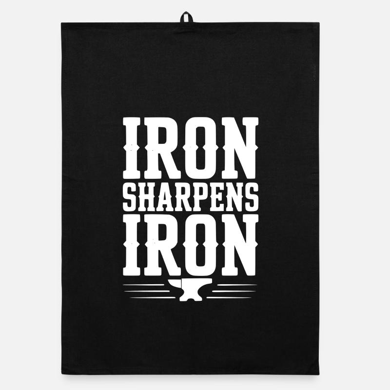 Iron Sharpens Iron Organic dish towel