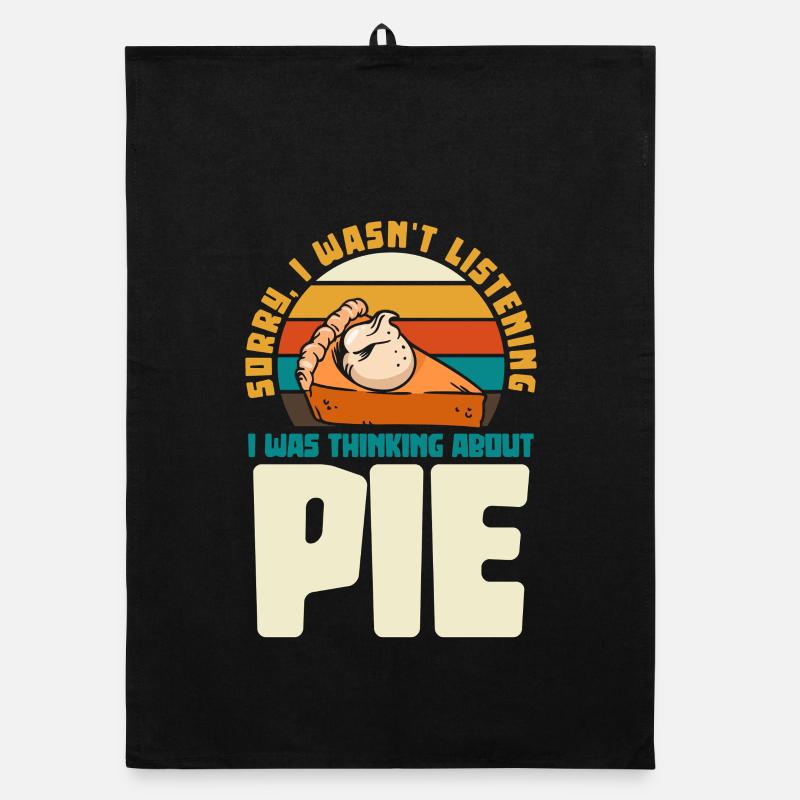 Pie Thinker Meme: I Think of Cake Organic dish towel