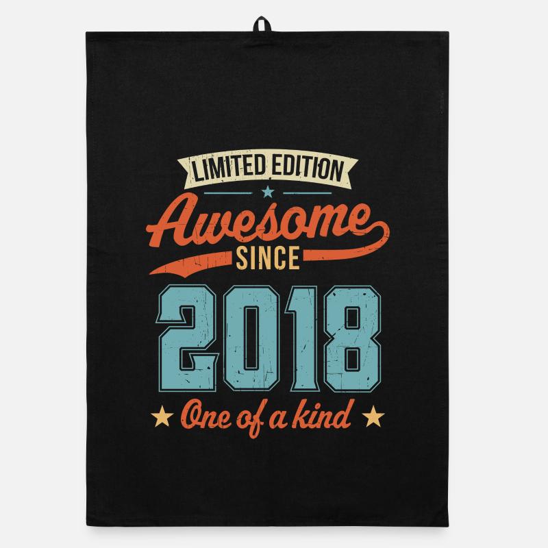 Awesome Since 2018 Organic dish towel