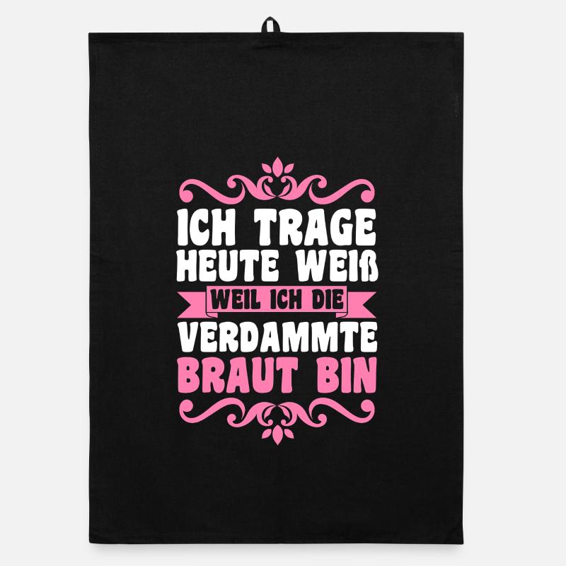 Bachelor Party Team Bride Hen Party Organic dish towel