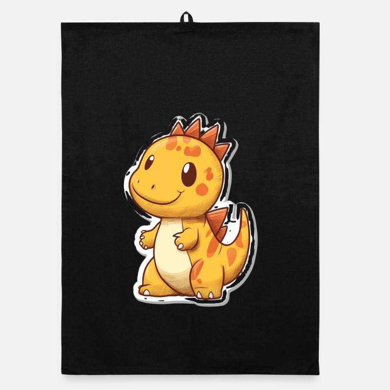 Dinosaur Organic dish towel