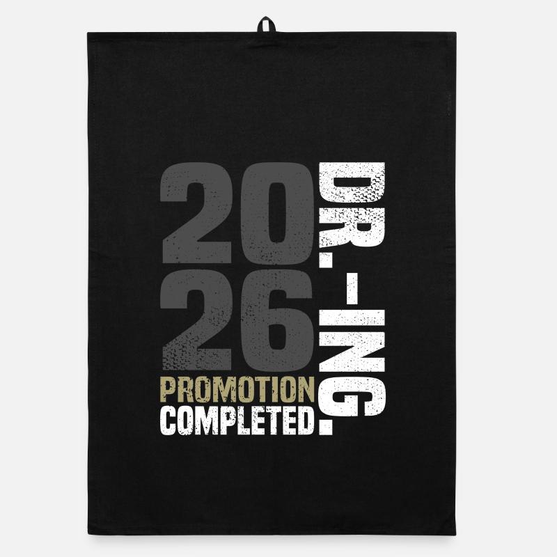Dr. Ing. Promotion Completed Organic Geschirrtuch
