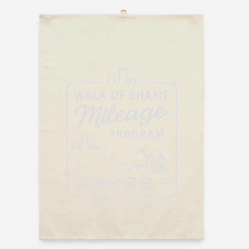 Marche de la honte Programme de kilométrage Humour Torchon bio