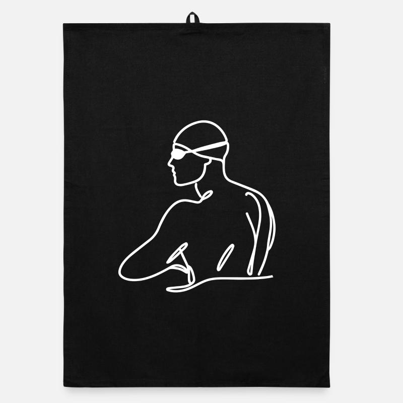 Float Sketch Organic dish towel