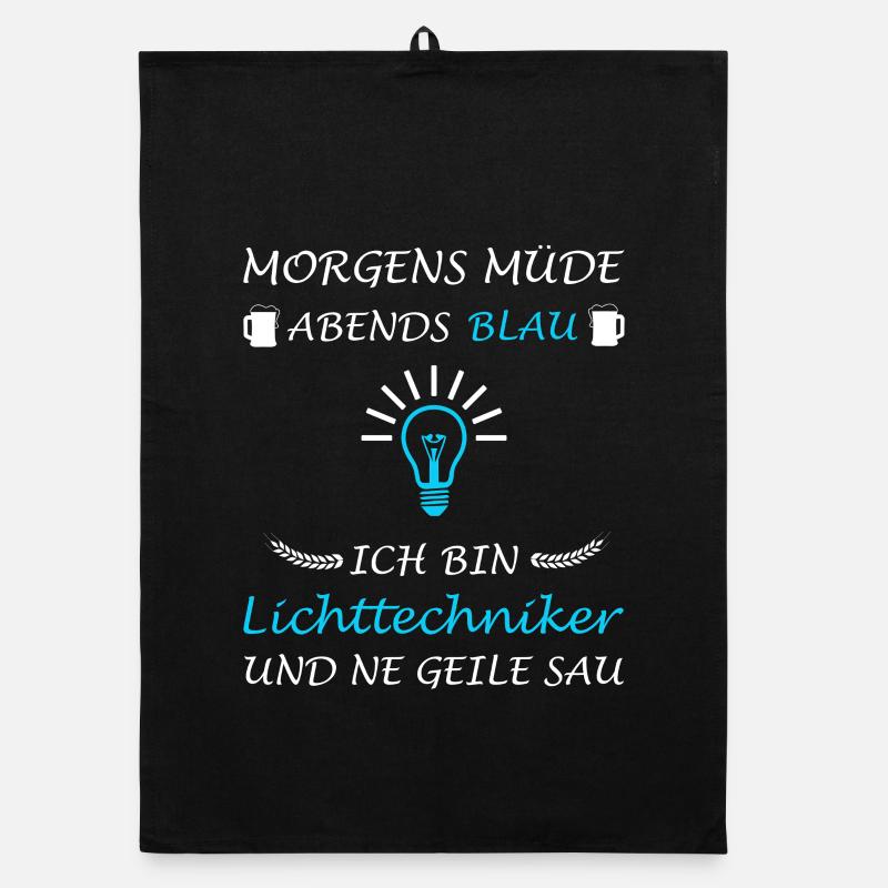 Lighting Technician Lighting Technology Saying Lighting Designer Organic dish towel