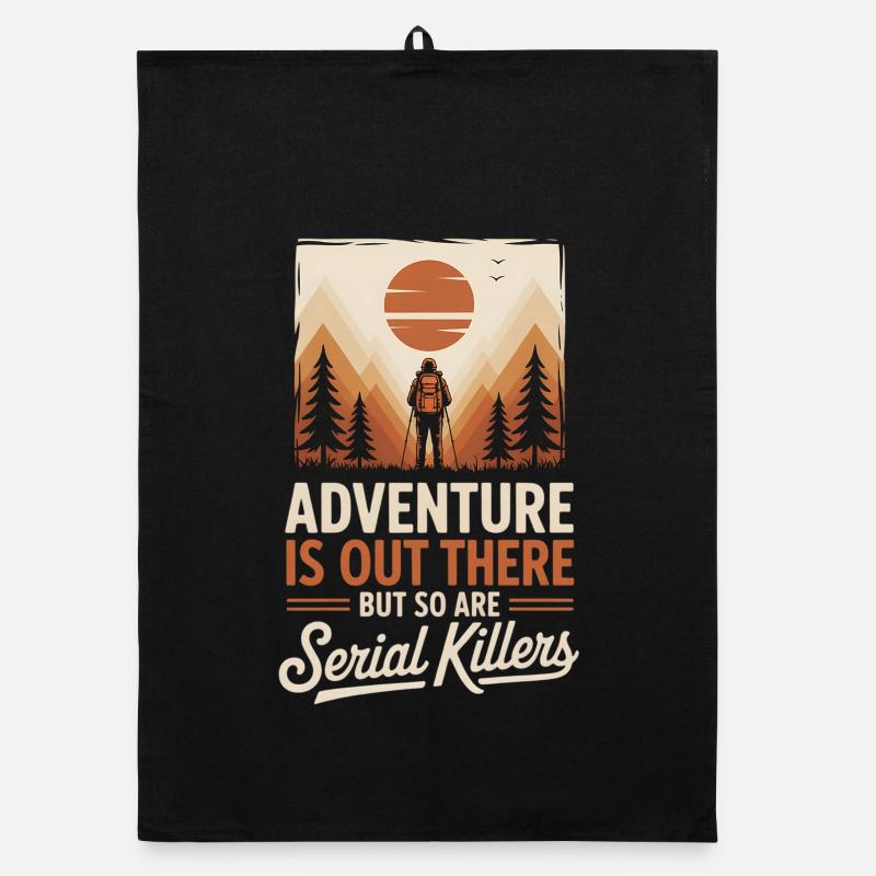 Sunset Walker Adventure Trail Organic dish towel