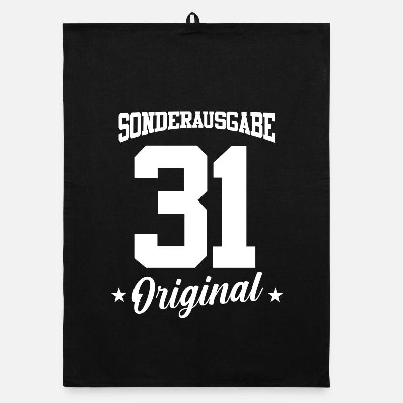 31 Birthday Organic dish towel