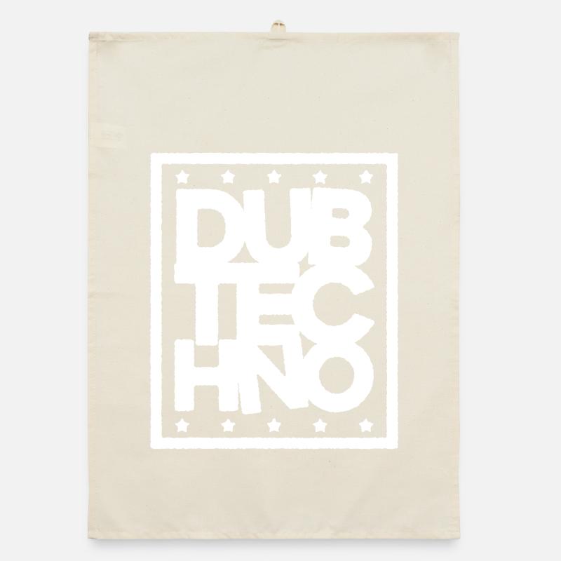 Dub Techno Light Edition Organic Geschirrtuch