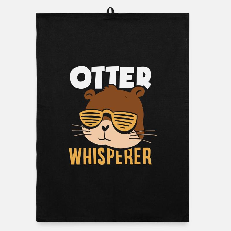 Seeotter-flüsterer Organic Geschirrtuch