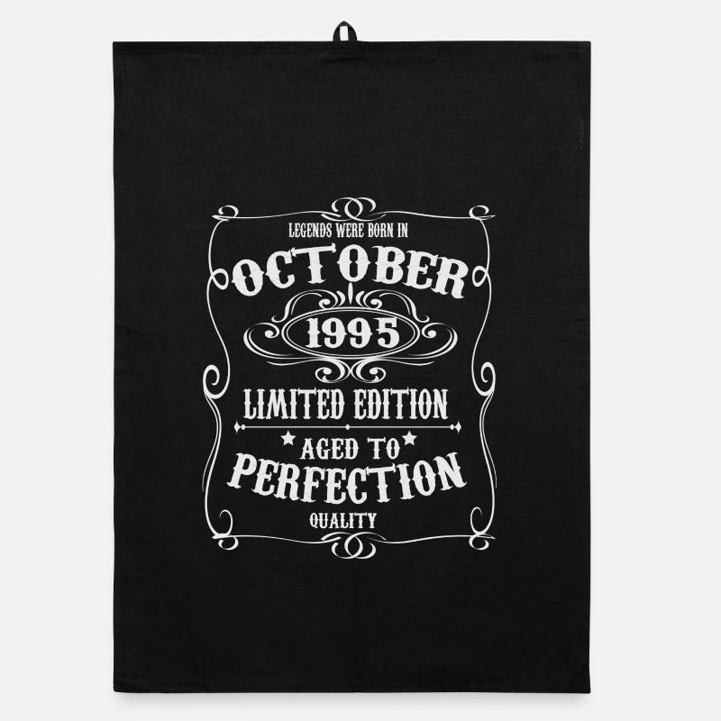 Legends were born in October 1995 Organic dish towel