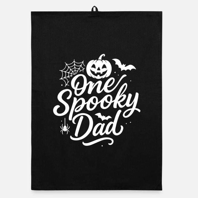 Un papa effrayant Conception de costume d’Halloween Torchon bio