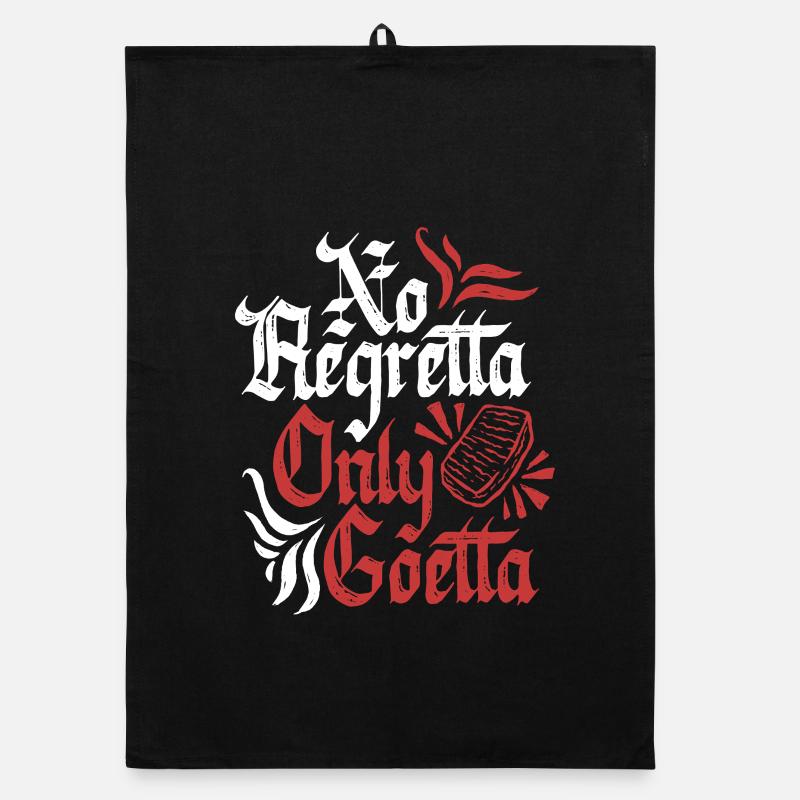 Goetta Wurst No Regretta Only Goetta Organic Geschirrtuch