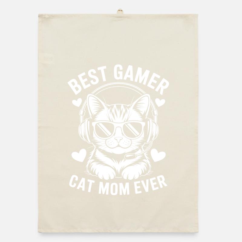 Jeu Dire Chats Drôle Cadeau de Jeu Torchon bio