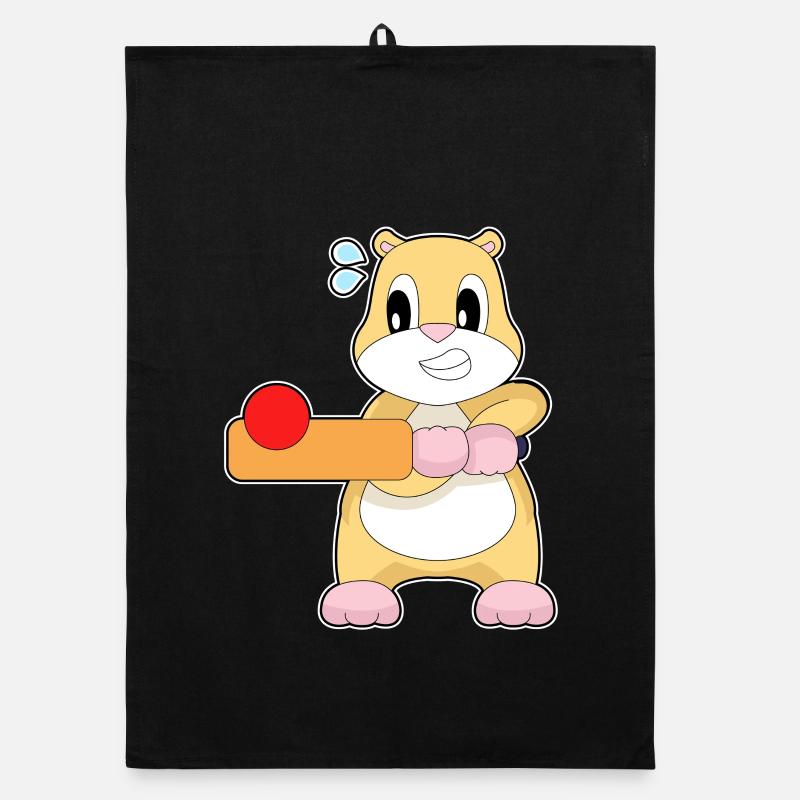 Hamster Cricket Batte de cricket Torchon bio